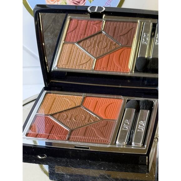 Dior Diorshow 5 Eyeshadow Palette - 683 ROUGE SAGA Limited Edition - NEW no box - Picture 1 of 4